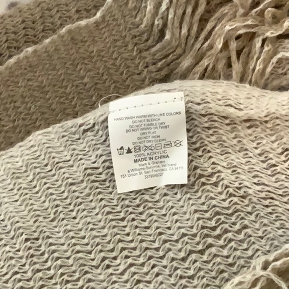 Mark & Graham Colorblock Throw - Picture 4 of 4